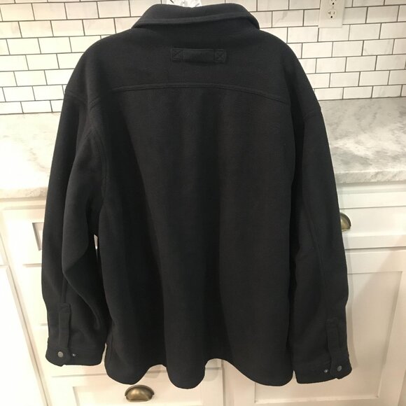 Duluth Shirt Jacket Mens 2XL Black Snap Shacket Heavyweight - Picture 2 of 7